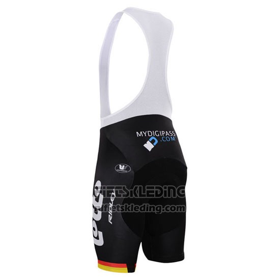 2015 Fietskleding Lotto Soudal Kampioen Duitsland Korte Mouwen en Koersbroek